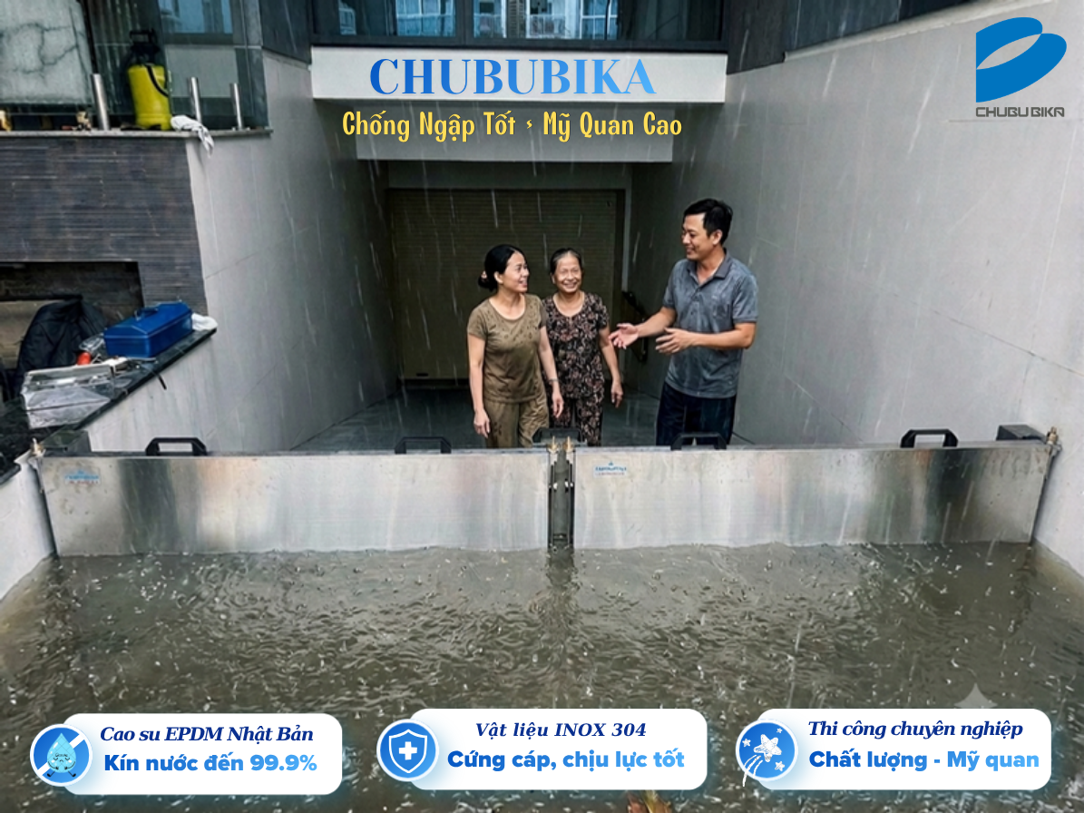 Cửa chống ngập chububika