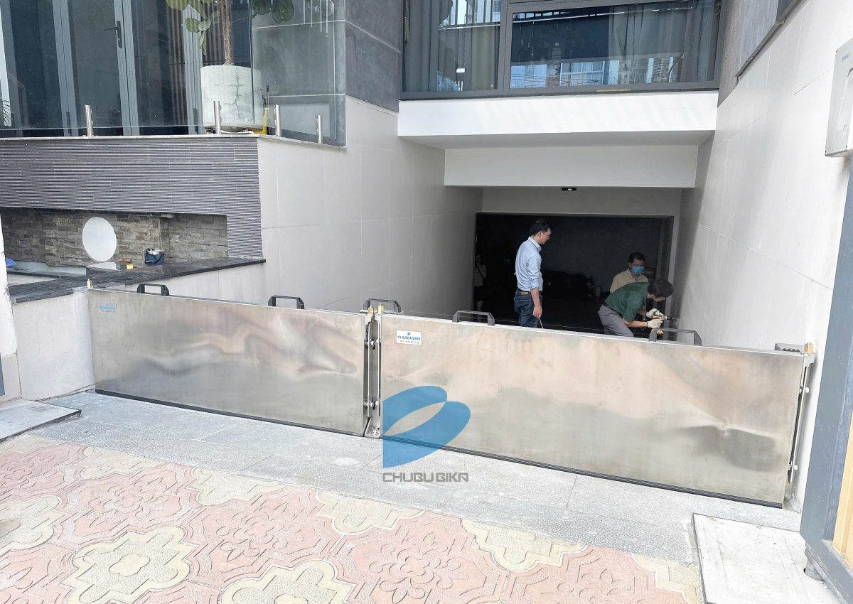 cửa chống ngập - tấm chắn nước chububika-117